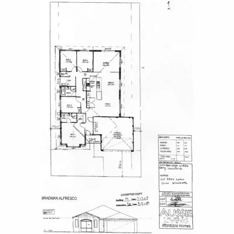 Floorplan of Homely house listing, 10 Lomas Circle, Ellenbrook WA 6069