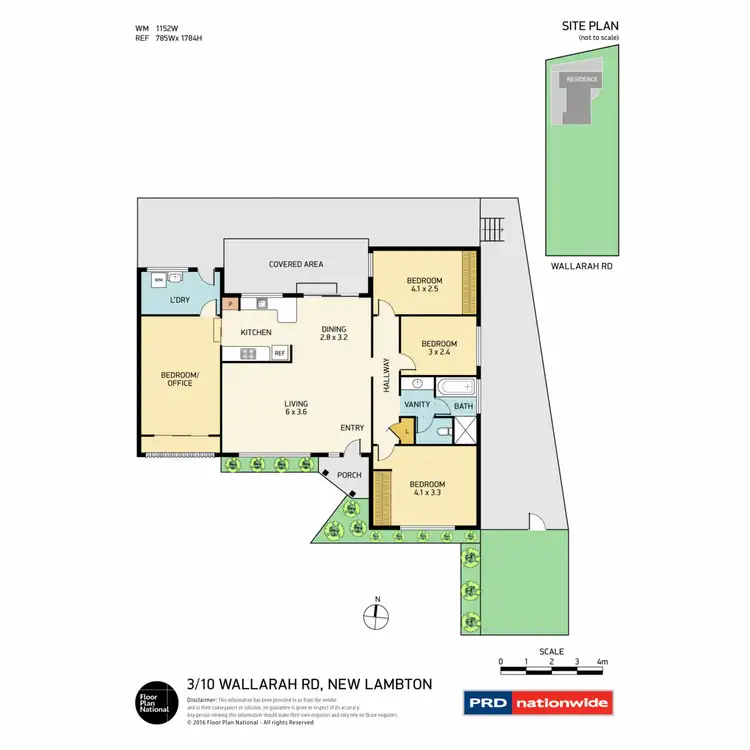 Floorplan of Homely villa listing, 3/10 Wallarah Road, Lambton NSW 2299