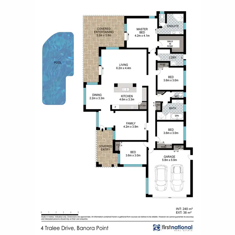 Floorplan of Homely house listing, 4 Tralee Drive, Banora Point NSW 2486