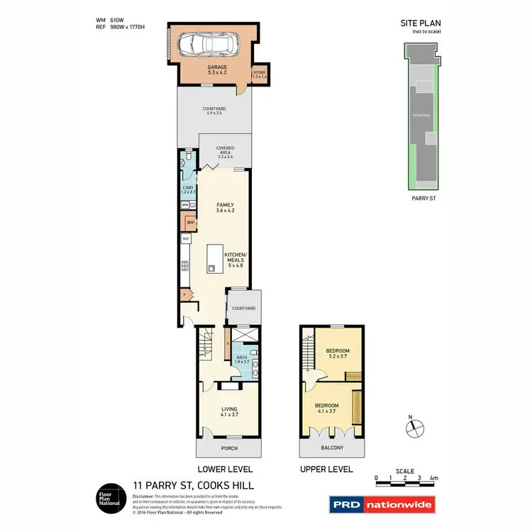 Floorplan of Homely house listing, 11 Parry Street, Cooks Hill NSW 2300