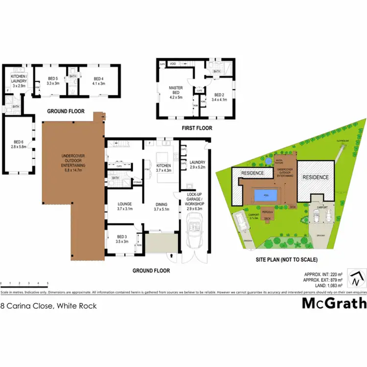 Floorplan of Homely house listing, 8 Carina Close, White Rock QLD 4868