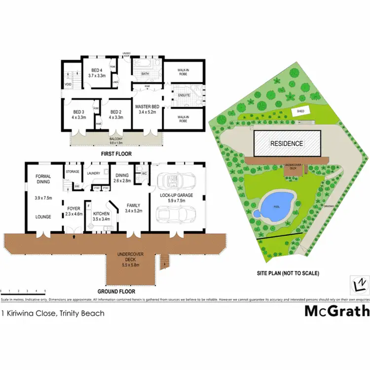 Floorplan of Homely house listing, 1 Kiriwina Close, Trinity Beach QLD 4879