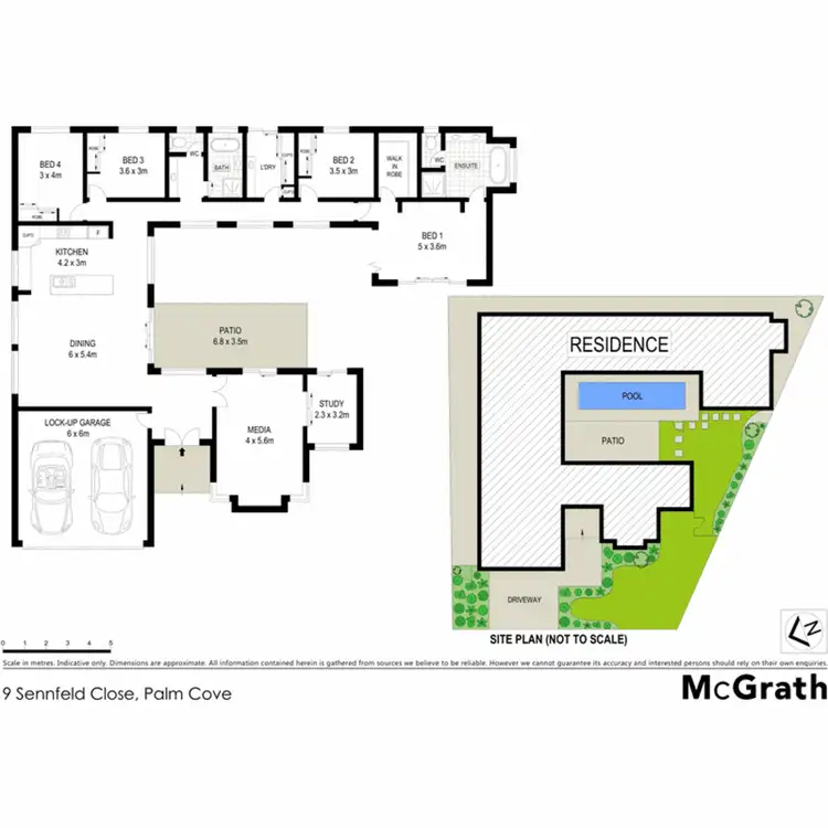 Floorplan of Homely house listing, 9 Sennfeld Close, Palm Cove QLD 4879