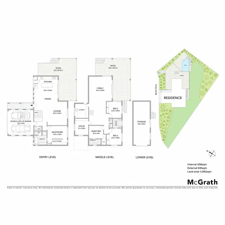 Floorplan of Homely house listing, 12 Bel Air Drive, Whitfield QLD 4870