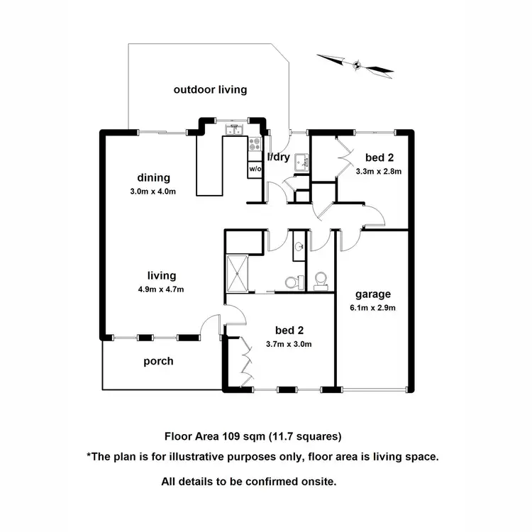 Floorplan of Homely unit listing, 14/13 Vista Court, Gembrook VIC 3783