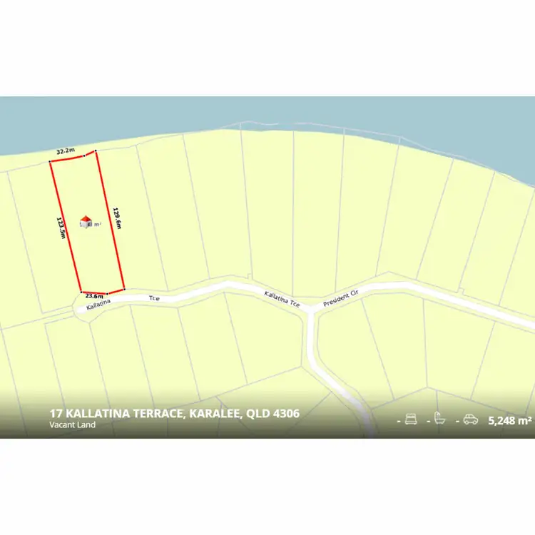 Floorplan of Homely land listing, 17 Kallantina Terrace, Karalee QLD 4306