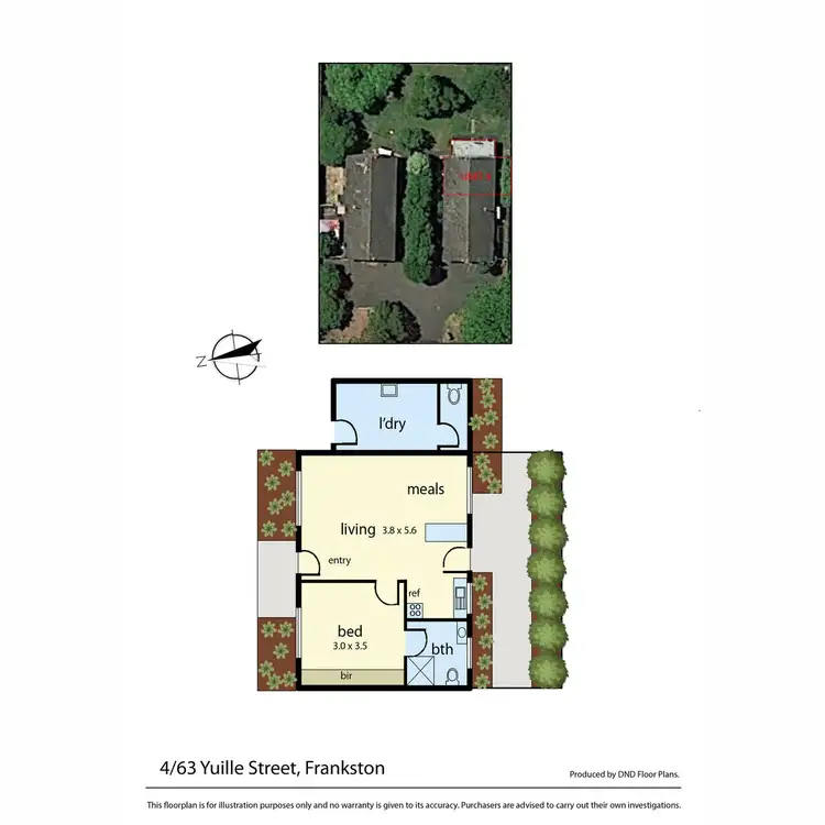 Floorplan of Homely unit listing, 4/63-65 Yuille Street, Frankston VIC 3199
