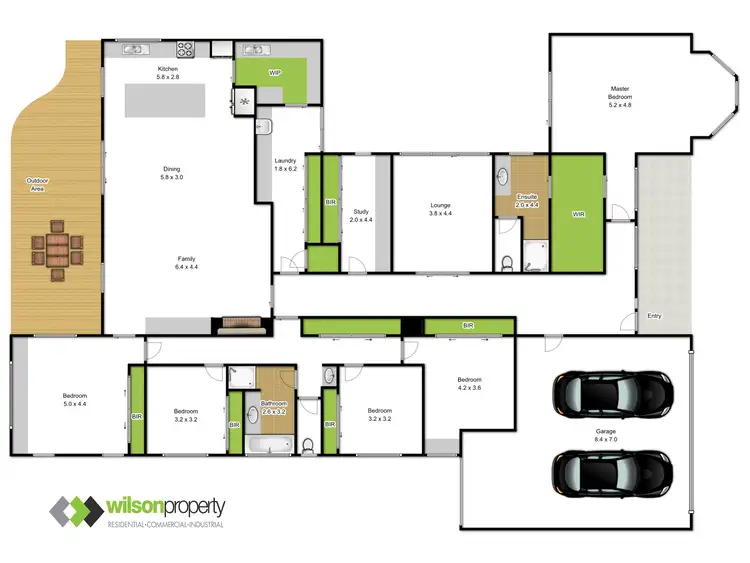 Floorplan of Homely house listing, 24 Moore Street, Traralgon VIC 3844