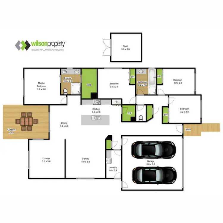Floorplan of Homely house listing, 19 Hereford Boulevard, Traralgon VIC 3844