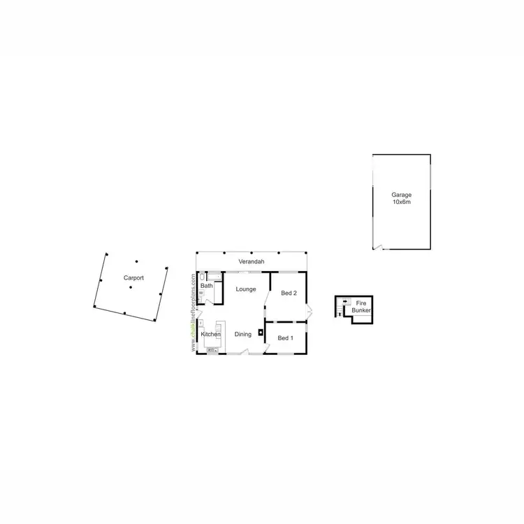 Floorplan of Homely house listing, 3411 Mansfield-Woods Point Road, Jamieson VIC 3723