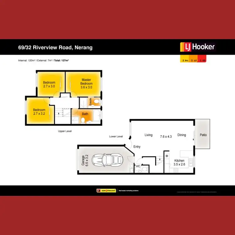 Floorplan of Homely townhouse listing, 69/32 Riverview Road, Nerang QLD 4211