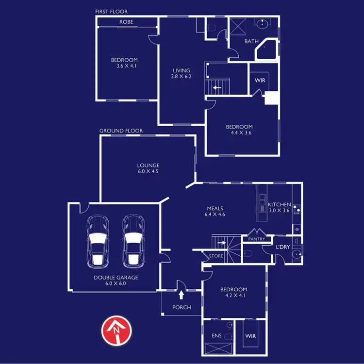 Floorplan of Homely house listing, 2/26 Grant Street, Newtown VIC 3220
