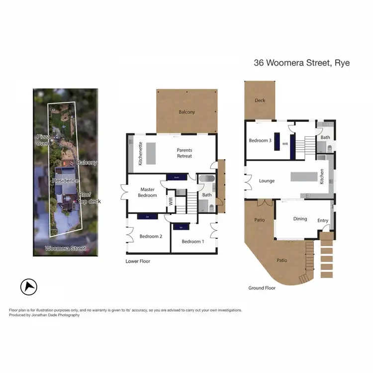 Floorplan of Homely house listing, 36 Woomera Street, Rye VIC 3941