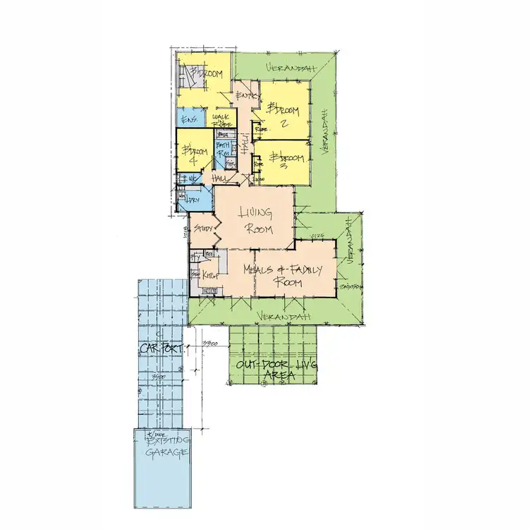 Floorplan of Homely house listing, 190 Desailly Street, Sale VIC 3850