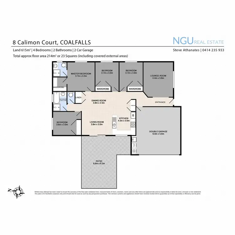 Floorplan of Homely house listing, 8 Calimon Court, Coalfalls QLD 4305