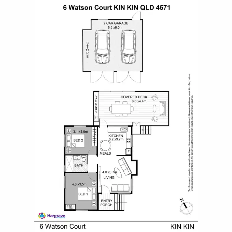 Floorplan of Homely house listing, 6 Watson Court, Kin Kin QLD 4571