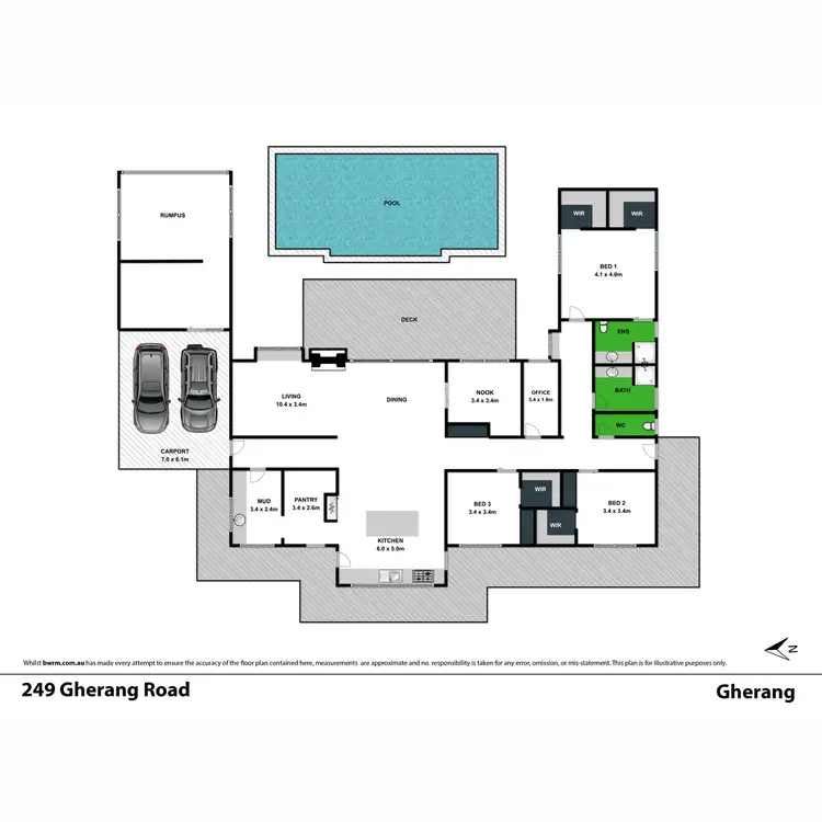 Floorplan of Homely rural property listing, 249 Gherang Road, Gherang VIC 3240