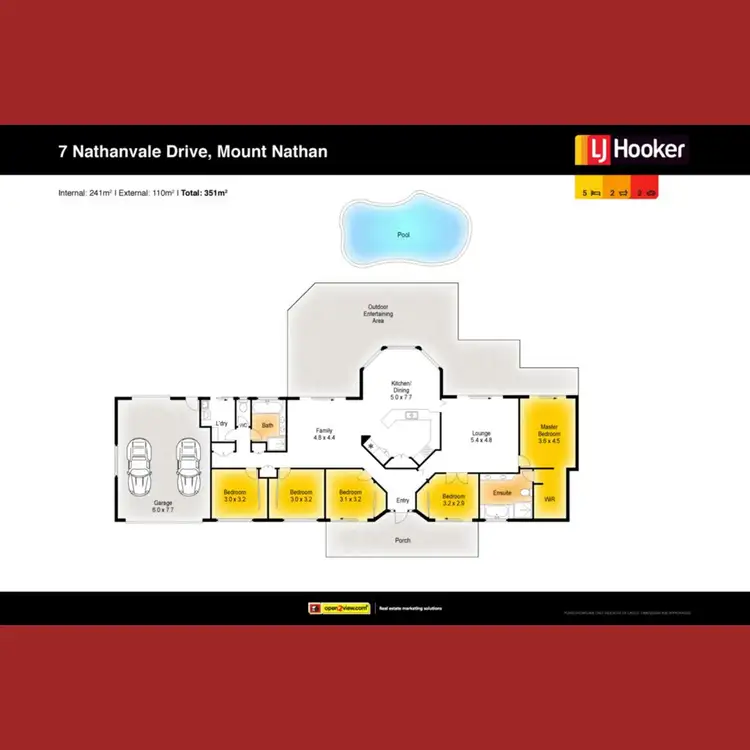 Floorplan of Homely house listing, 7 Nathanvale Drive, Mount Nathan QLD 4211