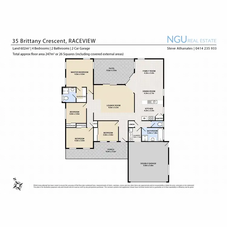 Floorplan of Homely house listing, 35 Brittany Crescent, Raceview QLD 4305