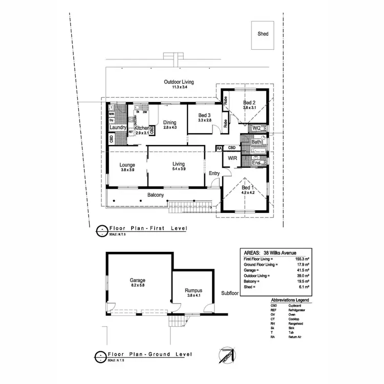 Floorplan of Homely house listing, 38 Wilks Avenue, Kooringal NSW 2650