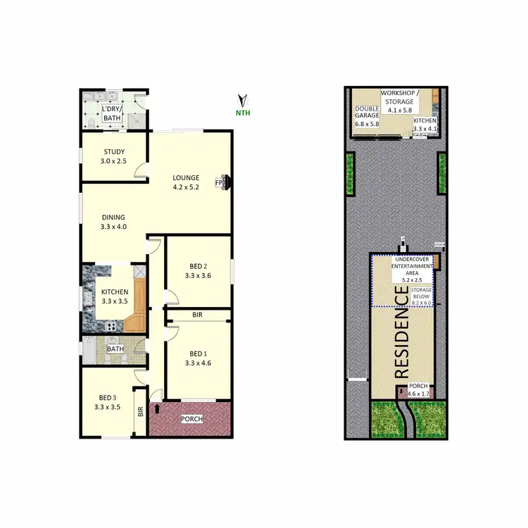 Floorplan of Homely house listing, 36 Wentworth Street, Croydon Park NSW 2133