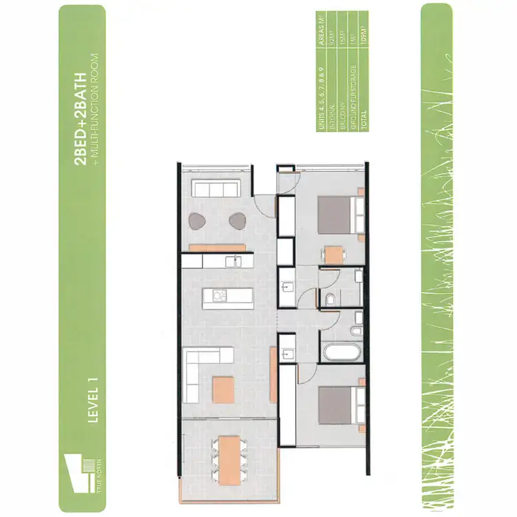 Floorplan of Homely unit listing, 8/1 Amity Avenue, Maroochydore QLD 4558