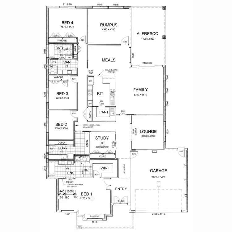 Floorplan of Homely house listing, 78 Strickland Drive, Boorooma NSW 2650
