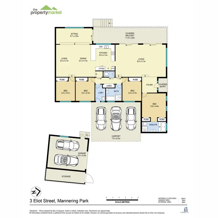 Floorplan of Homely house listing, 3 Eliot Street, Mannering Park NSW 2259
