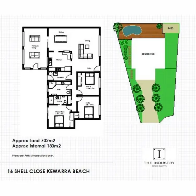 Floorplan of Homely house listing, 16 Shell Close, Kewarra Beach QLD 4879