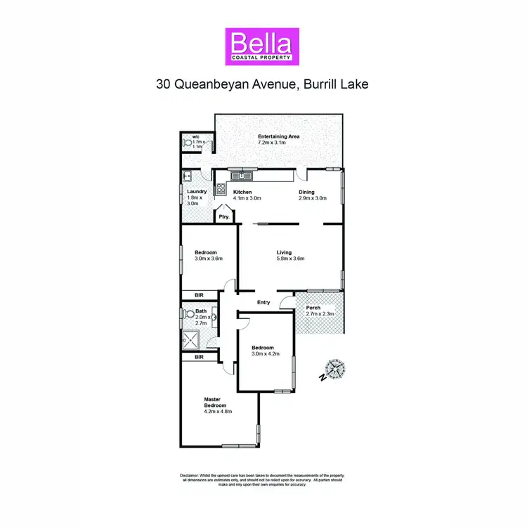 Floorplan of Homely house listing, 30 Queanbeyan Avenue, Burrill Lake NSW 2539