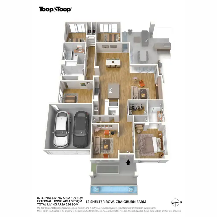 Floorplan of Homely house listing, 12 Shelter Row, Craigburn Farm SA 5051