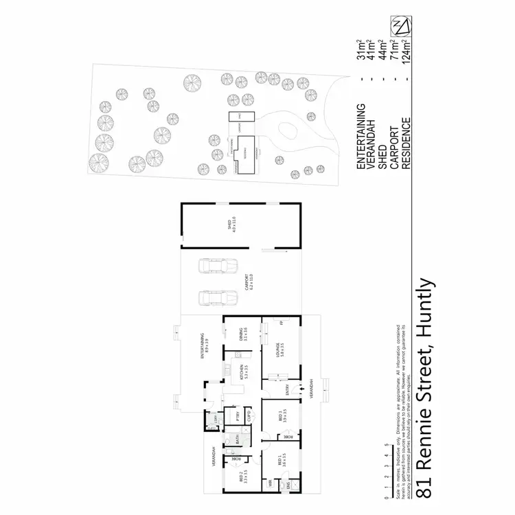 Floorplan of Homely house listing, 81 Rennie Street, Huntly VIC 3551