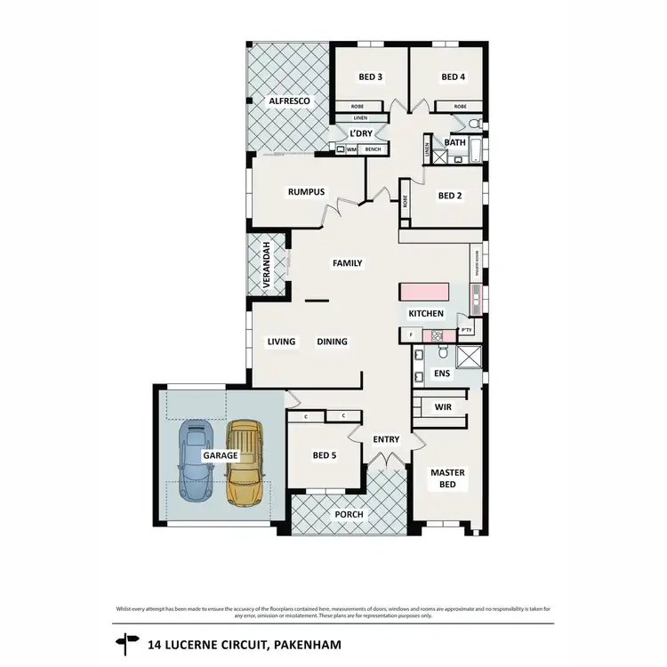 Floorplan of Homely house listing, 14 Lucerne Circuit, Pakenham VIC 3810