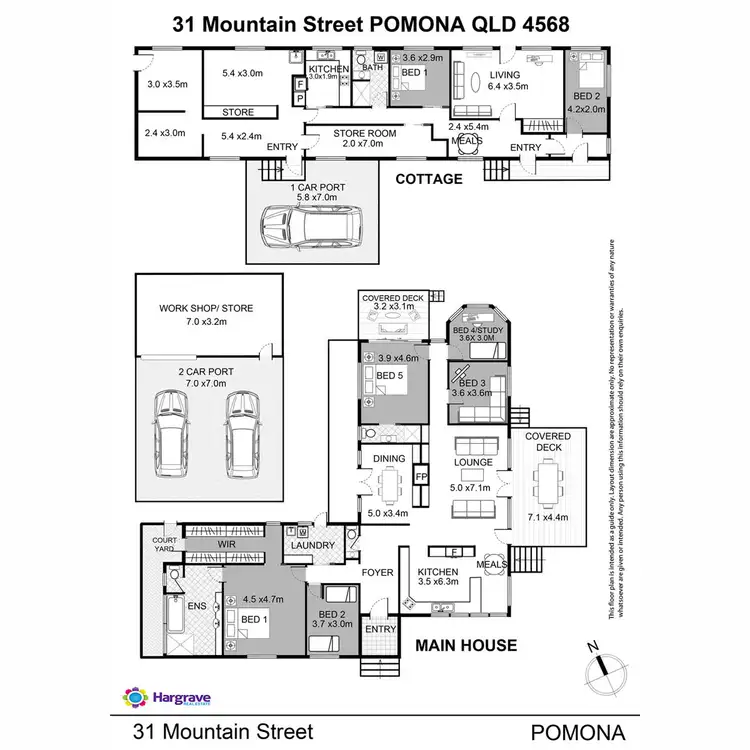 Floorplan of Homely house listing, 31 Mountain Street, Pomona QLD 4568
