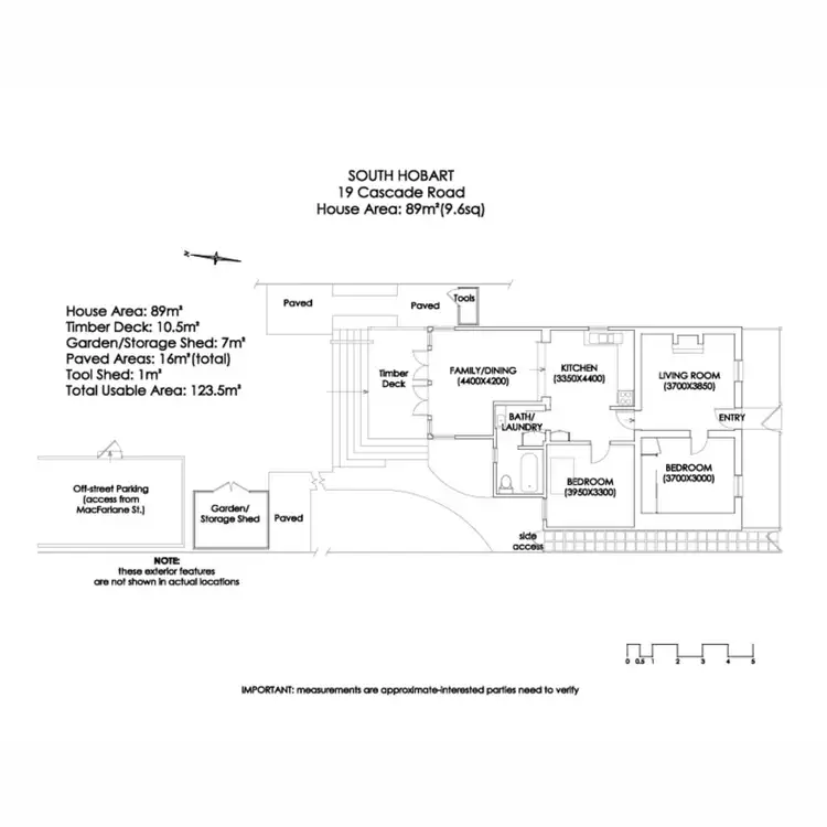 Floorplan of Homely house listing, 19 Cascade Road, South Hobart TAS 7004
