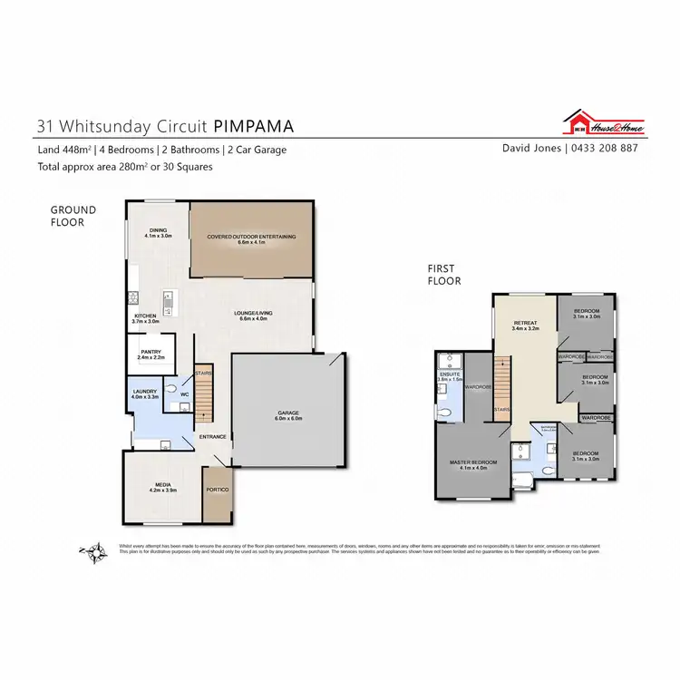 Floorplan of Homely house listing, 31 Whitsunday Circuit, Pimpama QLD 4209