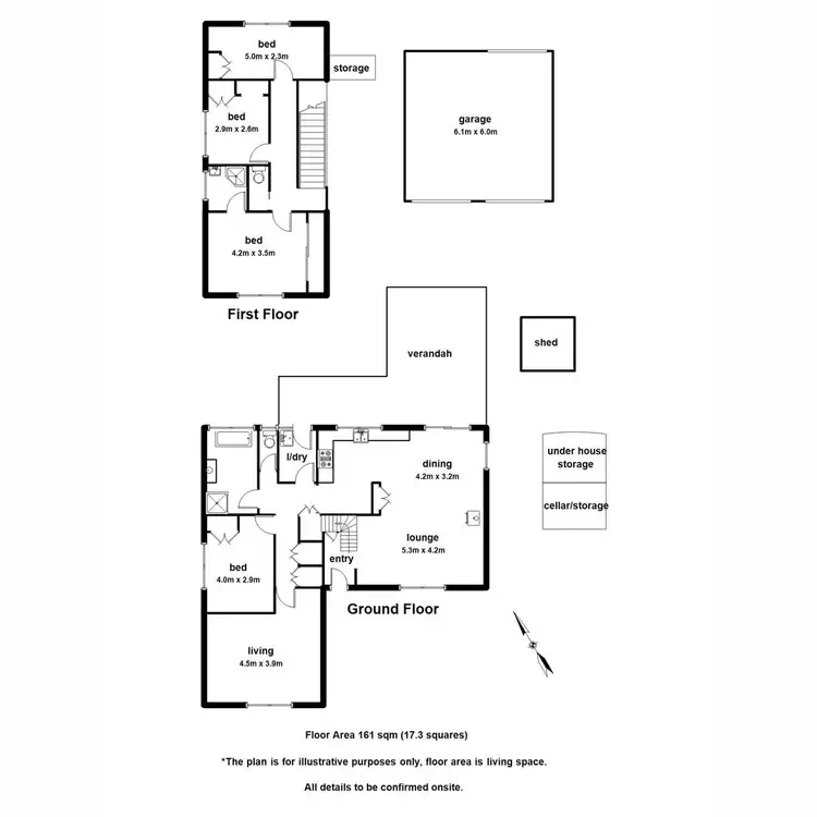 Floorplan of Homely house listing, 17 Victor Road, Clematis VIC 3782