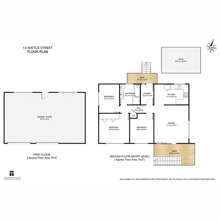 Floorplan of Homely house listing, 13 Wattle Street, Fishermans Paradise NSW 2539