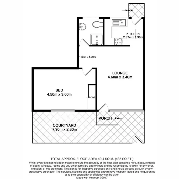 Floorplan of Homely unit listing, 3/38 Collingwood Avenue, Hazelwood Park SA 5066