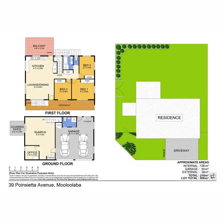 Floorplan of Homely house listing, 39 Poinsettia Avenue, Mooloolaba QLD 4557