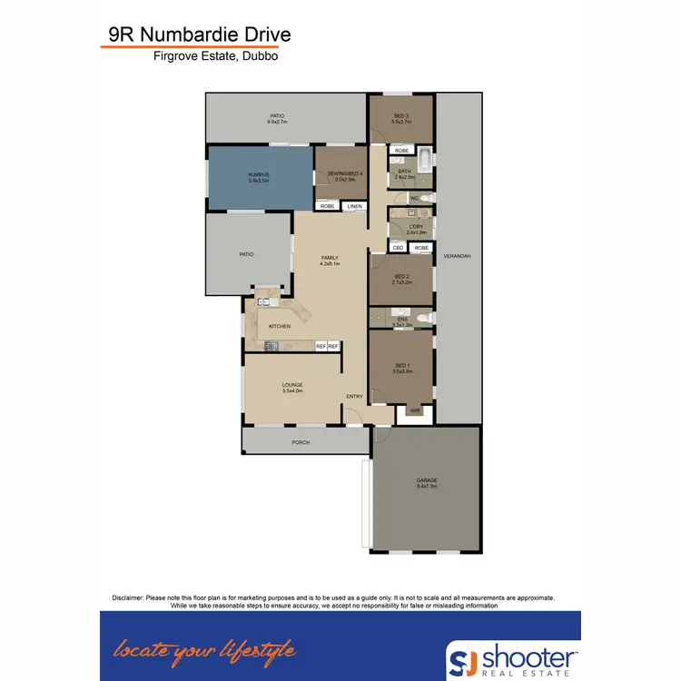 Floorplan of Homely rural property listing, 9R Numbardie Drive, Dubbo NSW 2830