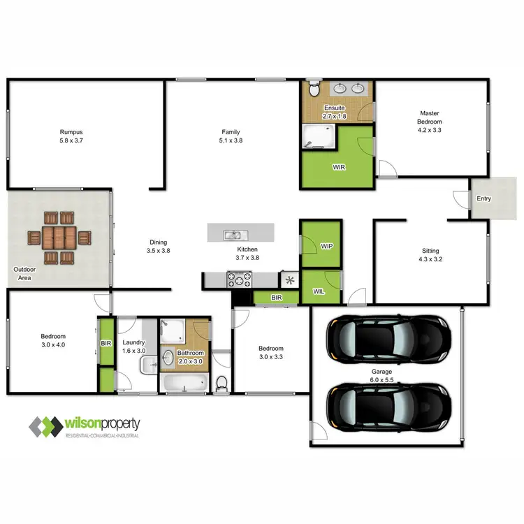 Floorplan of Homely house listing, 28 Wilkerson Way, Traralgon VIC 3844