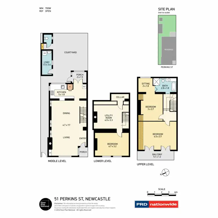 Floorplan of Homely house listing, 51 Perkins Street, Newcastle NSW 2300