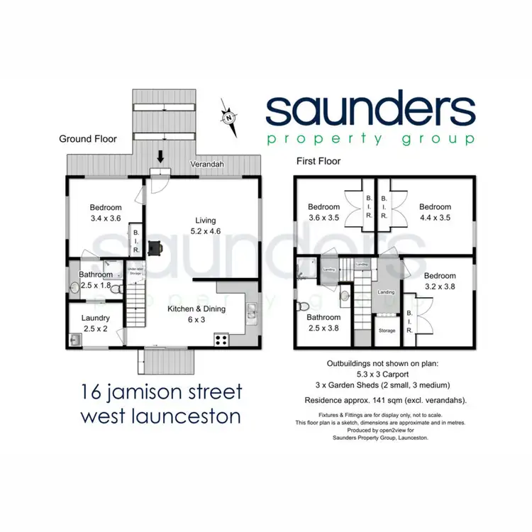Floorplan of Homely house listing, 16 Jamison Street, West Launceston TAS 7250