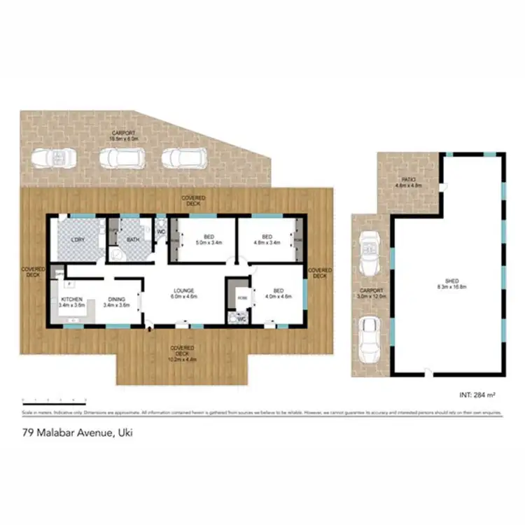 Floorplan of Homely rural property listing, 79 Malabar Avenue, Uki NSW 2484