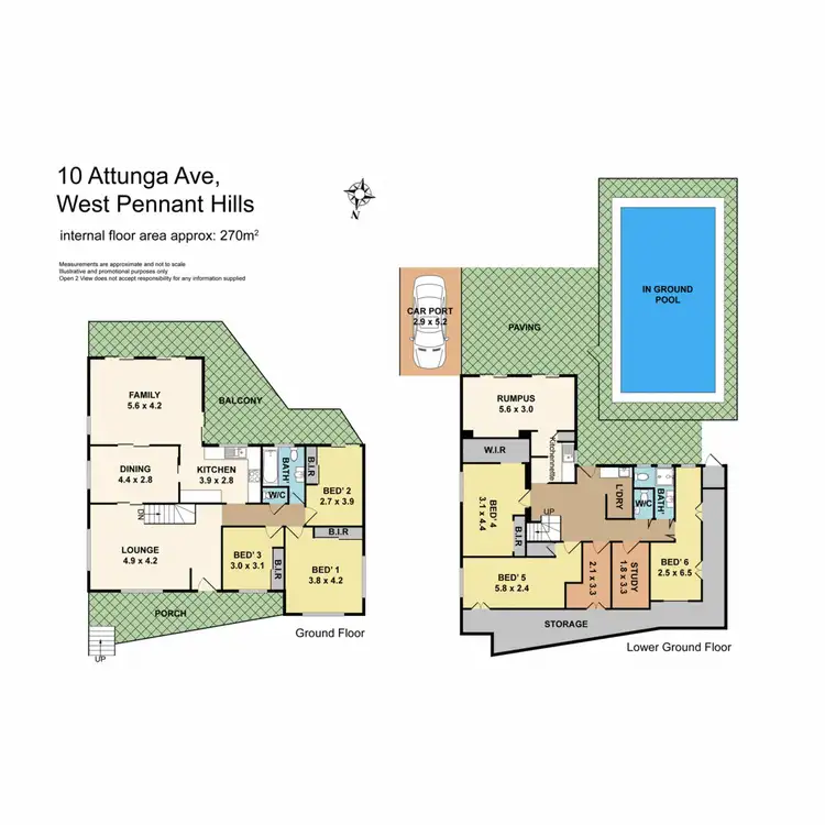 Floorplan of Homely house listing, 10 Attunga Avenue, West Pennant Hills NSW 2125