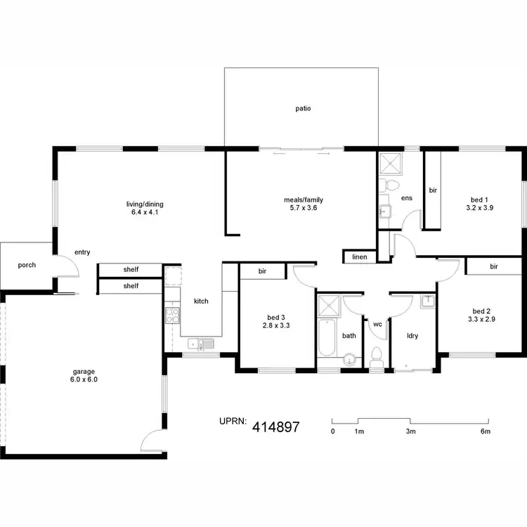 Floorplan of Homely house listing, 6 Tango Court, Kirwan QLD 4817