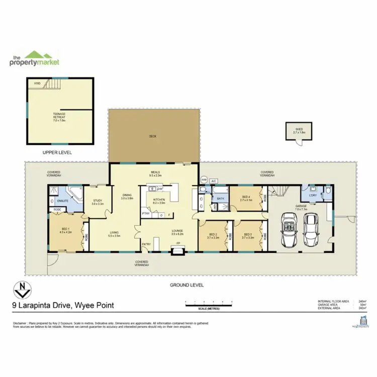 Floorplan of Homely house listing, 9 Larapinta Drive, Wyee Point NSW 2259
