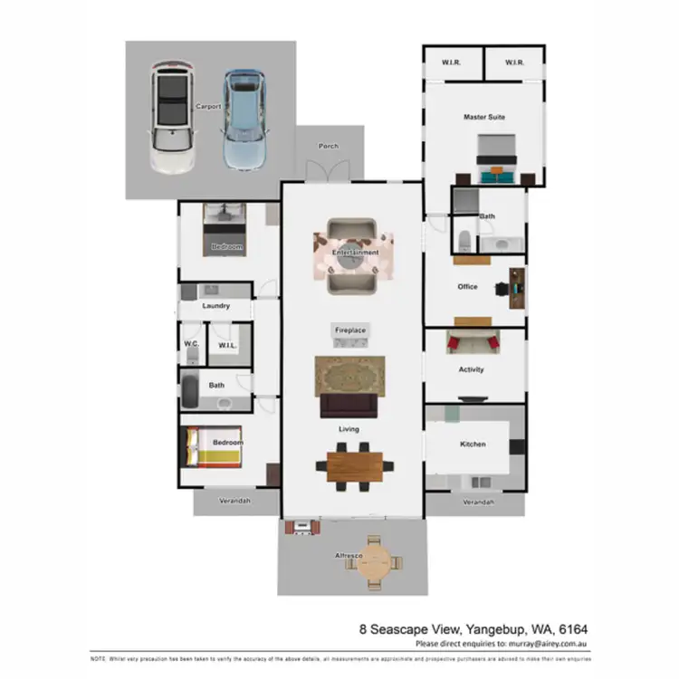 Floorplan of Homely house listing, 8 Seascape View, Yangebup WA 6164