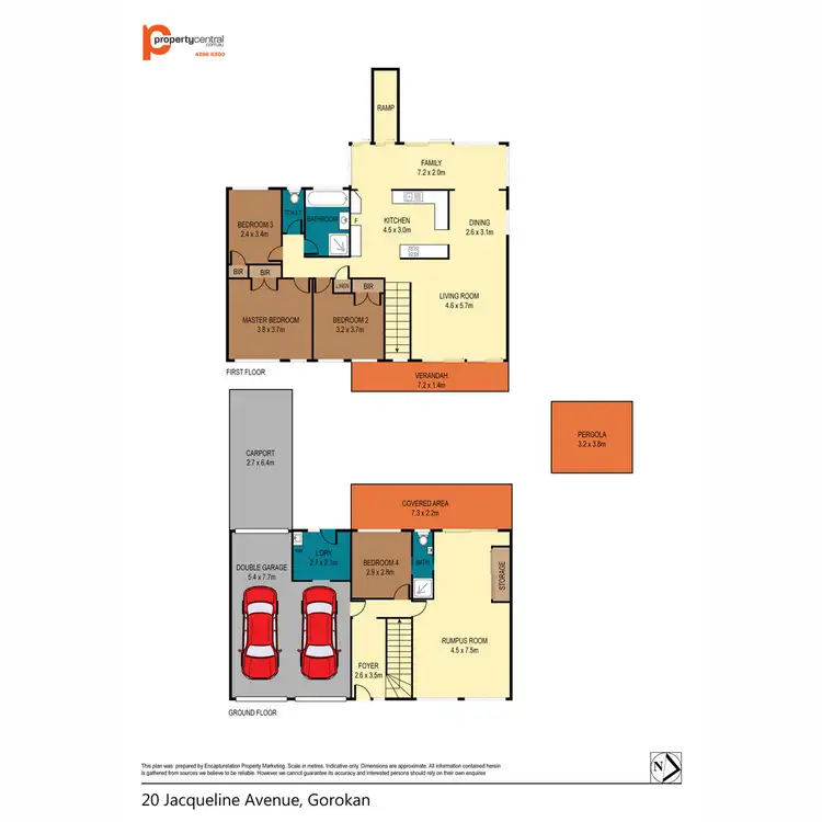 Floorplan of Homely house listing, 20 Jacqueline Avenue, Gorokan NSW 2263
